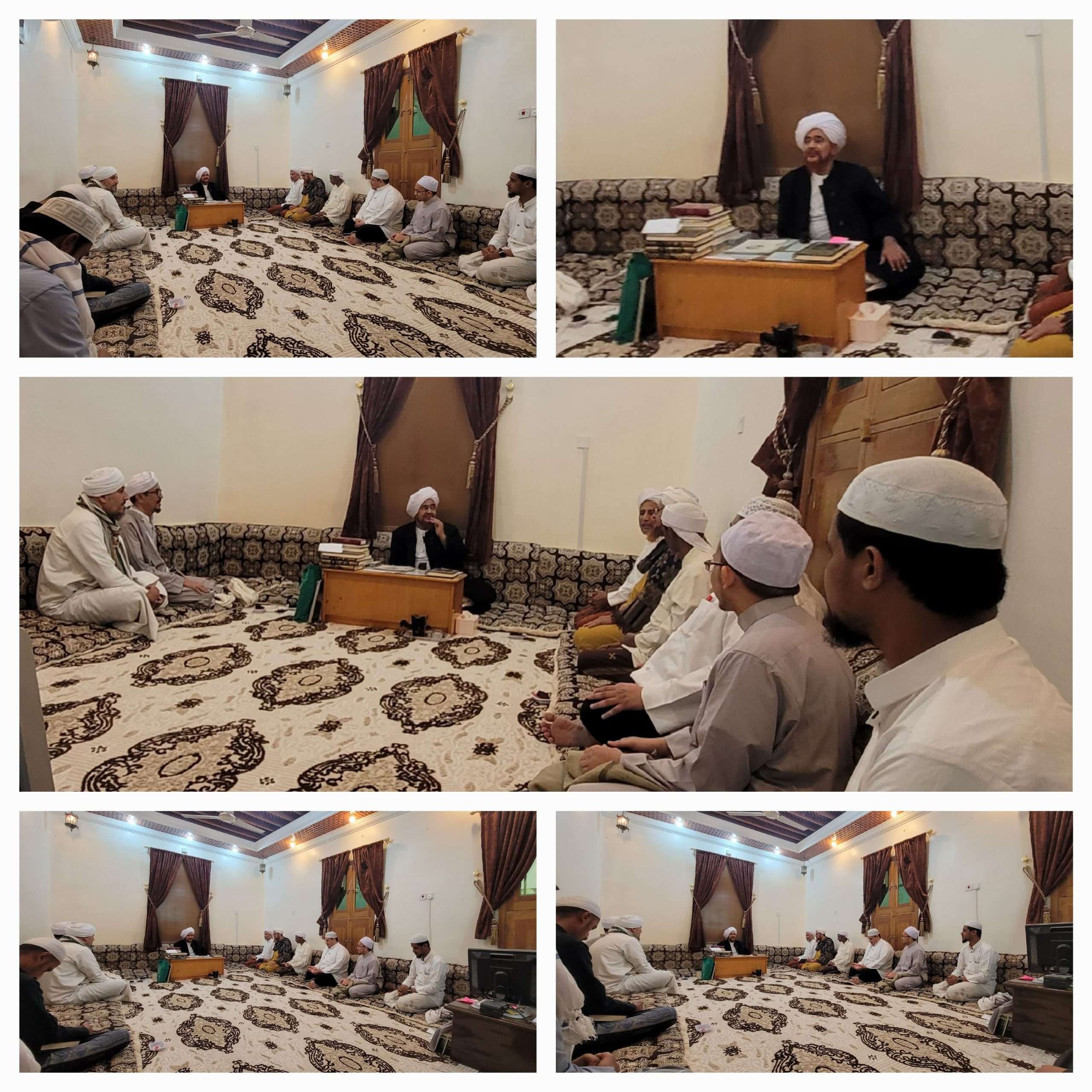 عميد الدار الحبيب عمر بن محمد بن سالم بن حفيظ في زيارة لدائرة الفتاوى